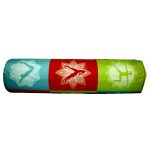 Printed Attractive Yoga / Exercise Mat Bag / Carrier With Adjustable Broad Shoulder Strap - Asanas