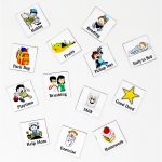 Magnetic Chore Chart – Kids Responsibility and Daily Activity Planner - Orange Yellow Design