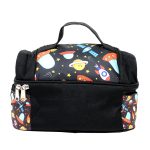 Kids Compact Lunch Bag – Insulated Space Tiffin Bag with Handle for School and Travel