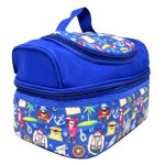 Kids Compact Lunch Bag – Insulated Pirates Tiffin Bag with Handle for School and Travel