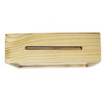 Square Wooden Transparent Piggy Bank for Kids – Children's Savings Bank - Rainbow Design