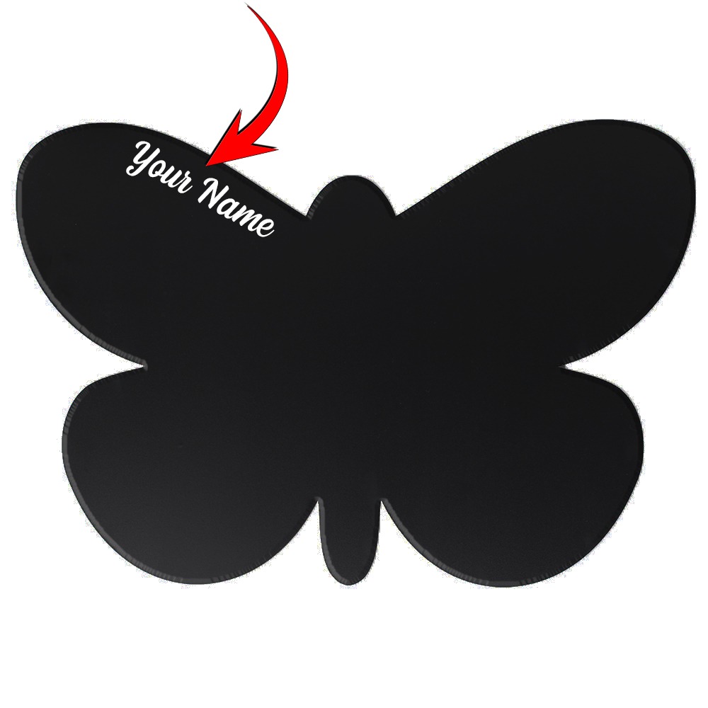 Double-Sided Blackboard for Kids – Portable Children's Chalkboard and Drawing Board - Butterfly Design