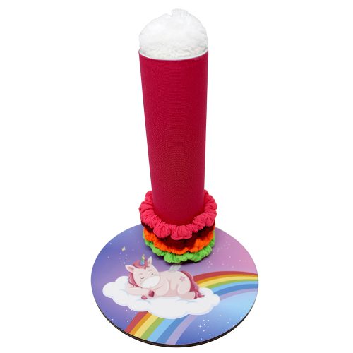 Scrunchie Rubber Band Holder for Girls Kids Children – Unicorn Design