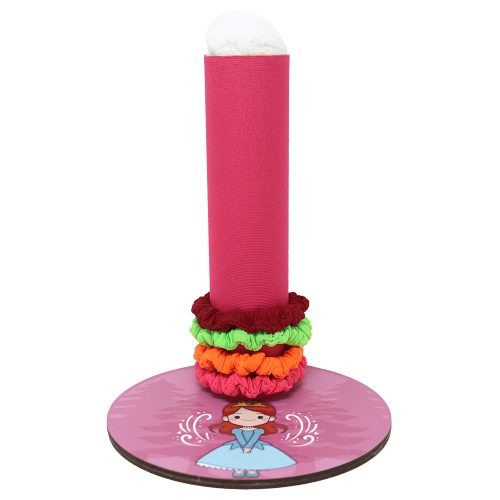 Scrunchie Rubber Band Holder for Girls Kids Children – Princess Design