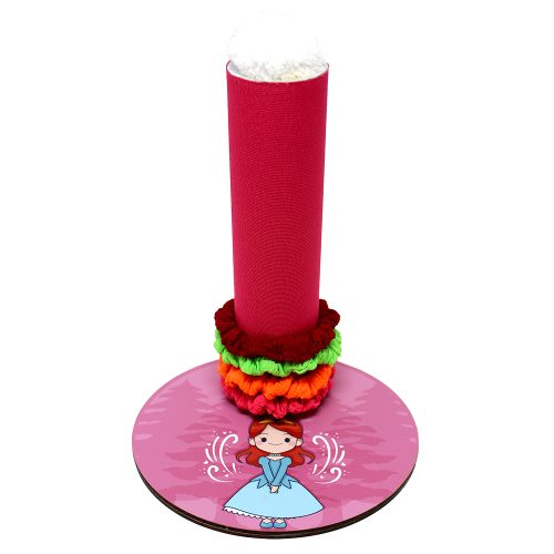 Scrunchie Rubber Band Holder for Girls Kids Children – Princess Design