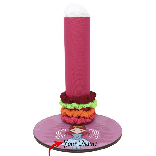 Scrunchie Rubber Band Holder for Girls Kids Children – Princess Design