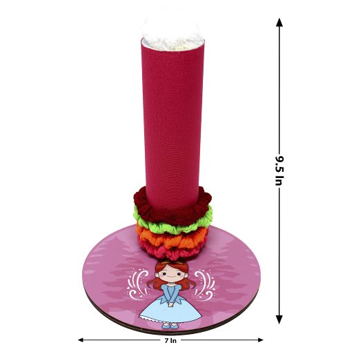 Scrunchie Rubber Band Holder for Girls Kids Children – Princess Design