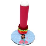 Scrunchie Rubber Band Holder for Girls Kids Children – Mermaid Design