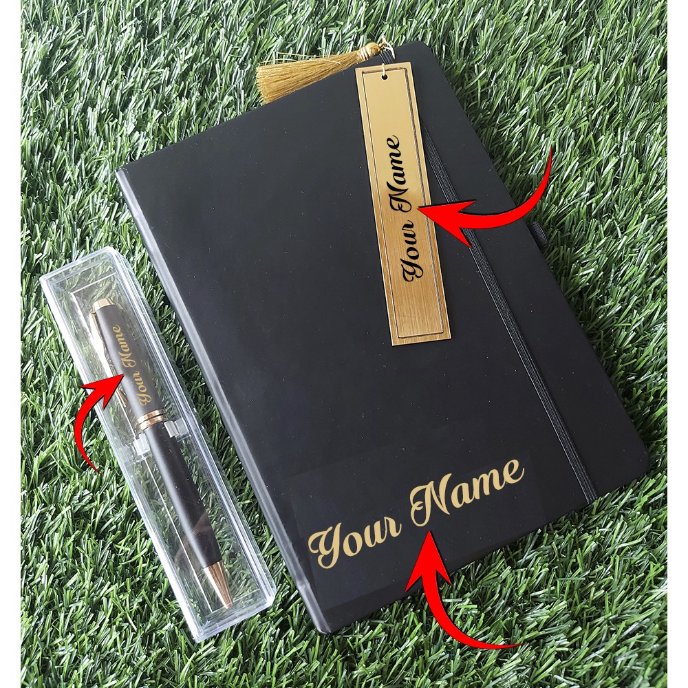 Diary, Bookmark and Pen