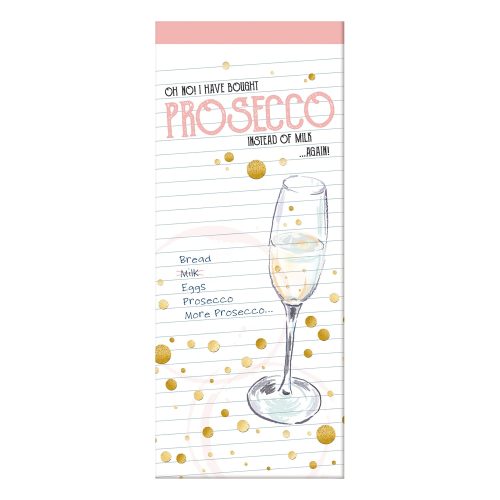 The Gifted Stationery Shopping List - Prosecco ISBN 9781788389020