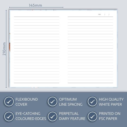 The Gifted Stationery A5 Notebook - Bohemian ISBN 9781801436380