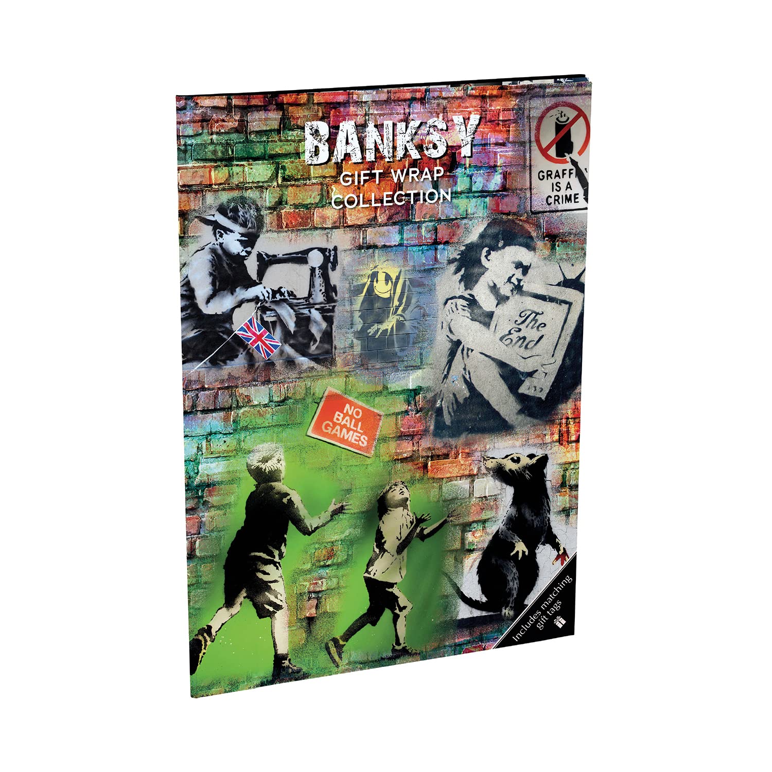 The Gifted Stationery Gift Wrap Collection - Banksy ISBN 9781804101070