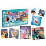 Disney Princess Storytime Selection Box | 7 Disney Princess Story collection | Beauty and the Beast | Tangled | Cinderella | Mulan | Pocahontas | Moana | The Little Mermaid Product Bundle ISBN 9781837714261