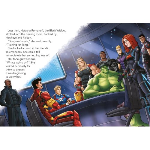 Marvel Avengers Storytime Selection Box | 7 Marvel Avengers Storybook Collection | Black Widow | Thanos | Captain America | Ultron | Iron Man | Hulk | Black Panther Product Bundle ISBN 9781837714278