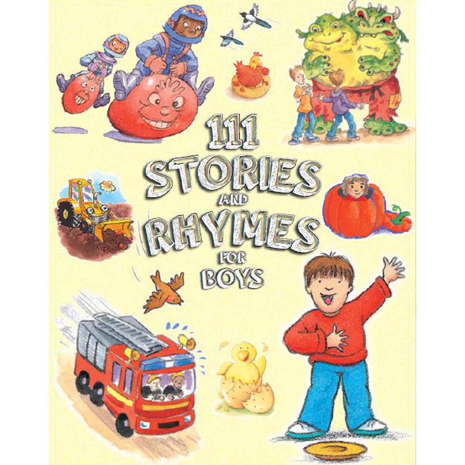 111 Stories & Rhymes for Boys | Storybook for boys | Rhymes for boys | Children's storybook | Story Collection Parragon ISBN 9788119631087