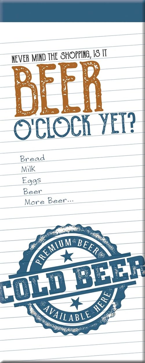 The Gifted Stationery Shopping List - Beer ISBN 9781785249228