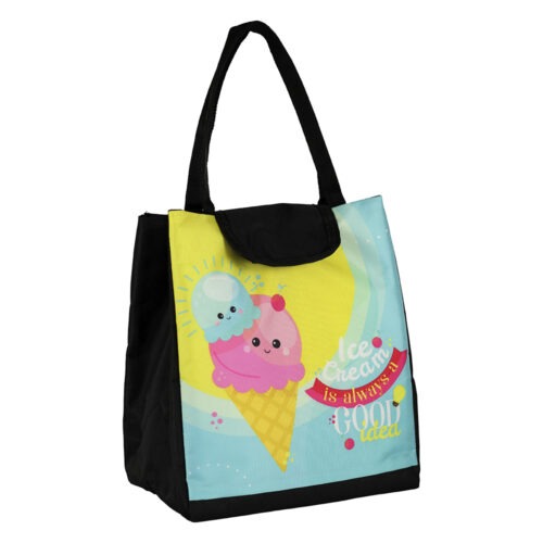 10064-C Square Lunch Bag Layout