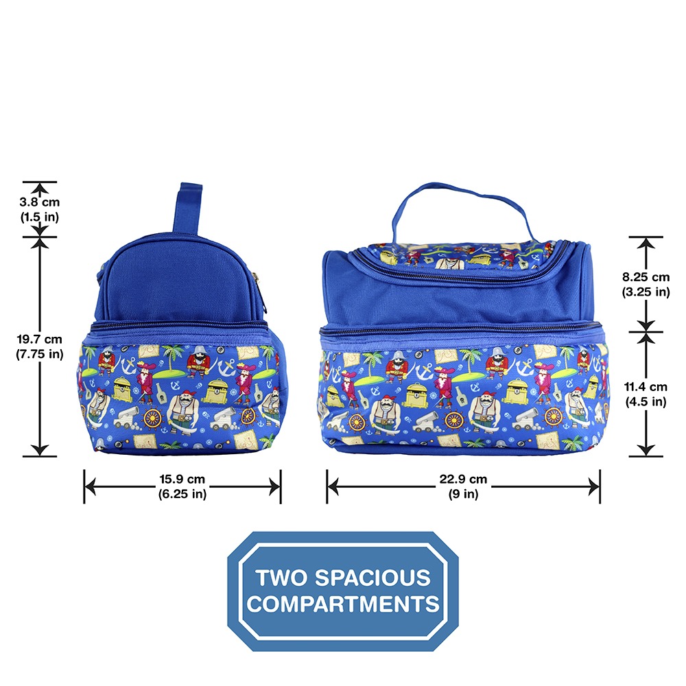 10168-C Compact Lunch Bag Pirates