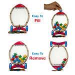 Reward Jar for Kids | Star & Smiley Token System | Reward for Kids Behaviour | Reward Stars for Kids | Daily Chores Tracker | Positive Reinforcement Tool | Rocket Design