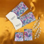Festive Customised Stationery Hamper - 10 Envelopes, 10 Single Side Tags, 10 Folded Tags packed in a stylish Gift Box