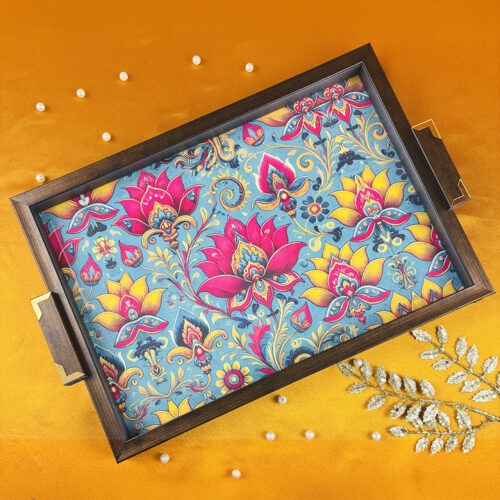 Festive Customised Wooden Tray (Big)