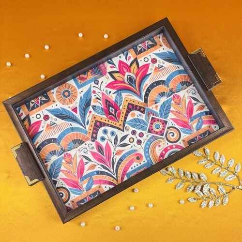Festive Customised Wooden Tray (Big)