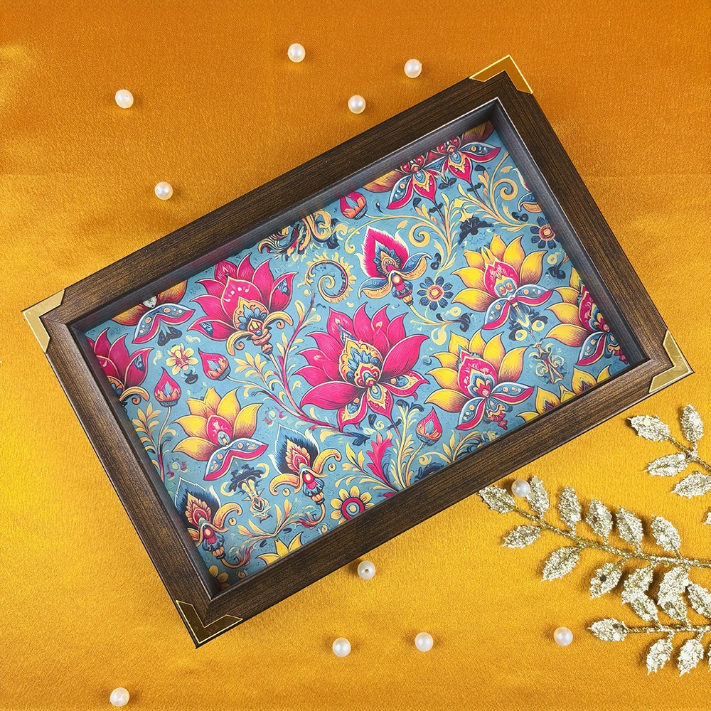 Festive Customised Wooden Tray (Small)