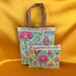 Festive Customised Jute Bag & Pouch Set