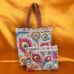 Festive Customised Jute Bag & Pouch Set